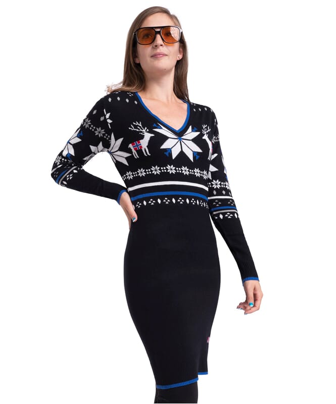 Nebulus Norweger Strickkleid NORRA Damen Lagerräumung