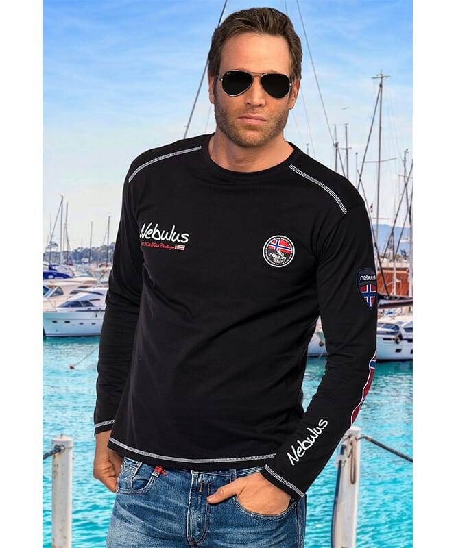 Nebulus Sweatshirt lang BOOGY Herren Räumungsverkauf