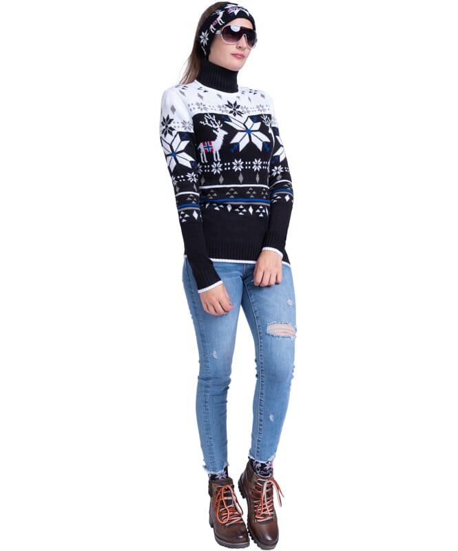 Nebulus Norweger Strickpullover STAG Damen zollfrei