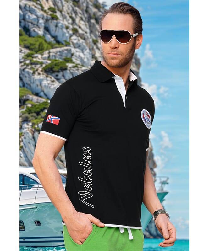 Nebulus Poloshirt SHIP Herren Limitierter Zeitrabatt