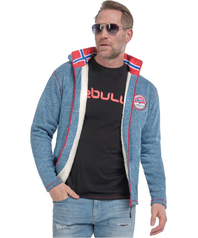 Nebulus Fleecejacke mit Teddyfell FALLOU Herren Letzte 3 Tage
