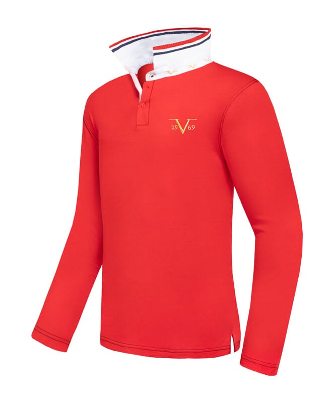 Nebulus 19V69 Langarm Poloshirt Herren Letzte 2 Tage
