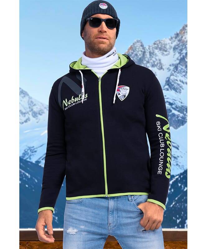 Nebulus Sweatjacke CLUBLOUNGE Herren Letzter Tag