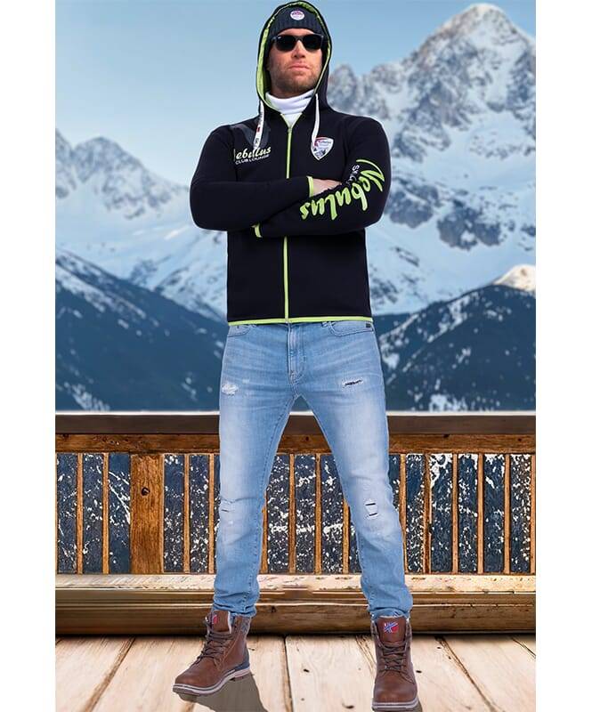 Nebulus Sweatjacke CLUBLOUNGE Herren Letzter Tag