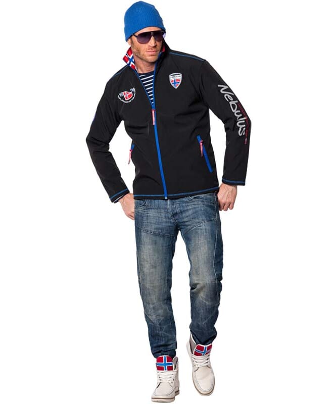 Nebulus Winter-Softshelljacke Teddyfell BURNER Herren Sonderangebot der Fabrik