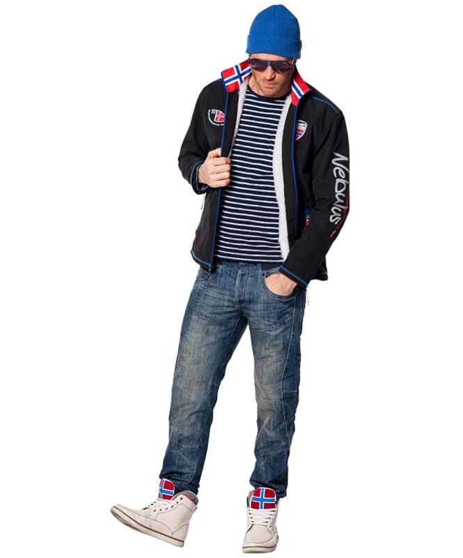 Nebulus Winter-Softshelljacke Teddyfell BURNER Herren Sonderangebot der Fabrik