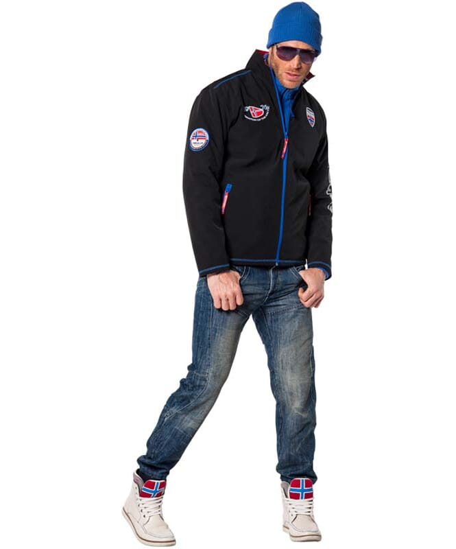 Nebulus Winter-Softshelljacke Teddyfell BURNER Herren Sonderangebot der Fabrik