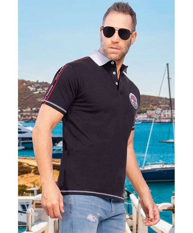 Nebulus Poloshirt NEBI Herren Vierteljährliche Förderung