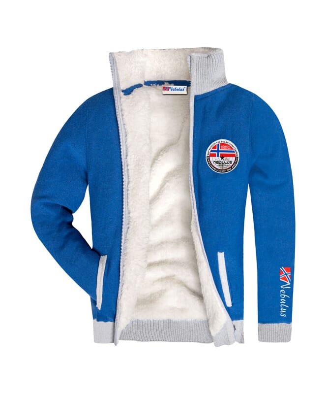 Nebulus Norweger Strickjacke mit Teddyfell STORY Herren Bis zu 55% Rabatt