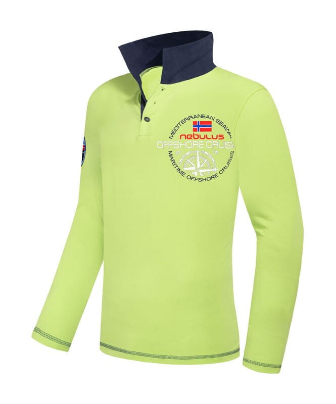 Nebulus Poloshirt langarm BILLER Herren Meist gekauft