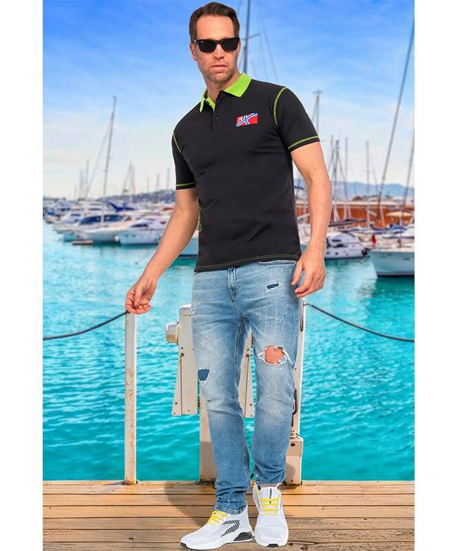 Nebulus Poloshirt ALEO Herren Fabrikpreis
