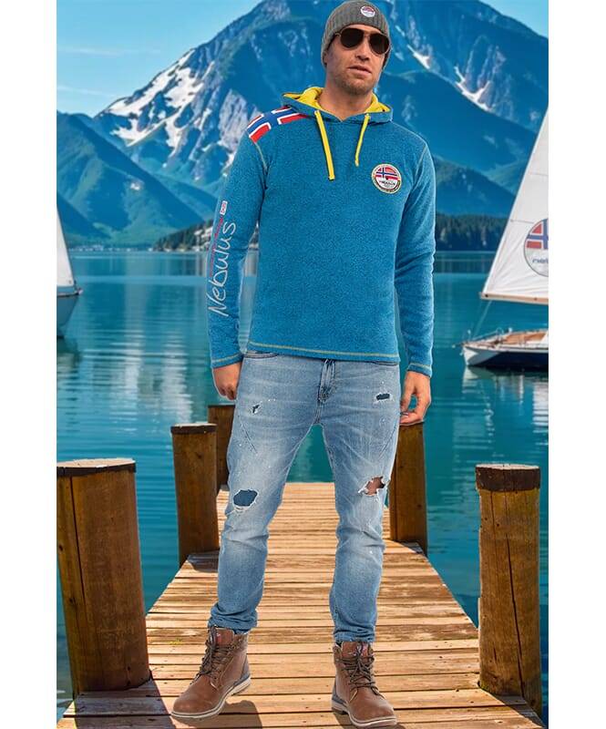 Nebulus Fleecepullover FLAGGY Herren Großer Ausverkauf