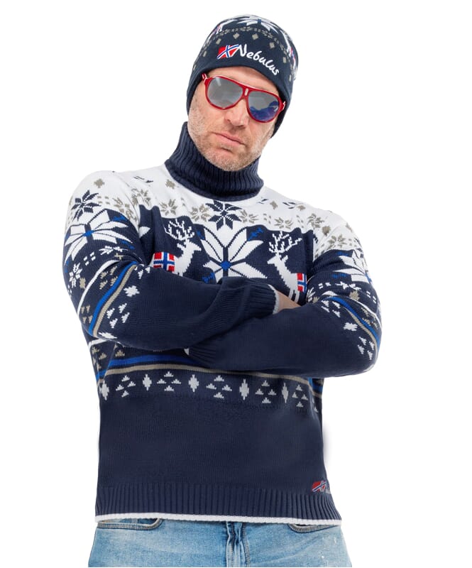 Nebulus Norweger Strickpullover STAG Herren Sonderangebot der Fabrik