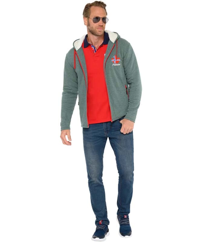 Nebulus Fleecejacke mit Teddyfell BRITANNIA Herren zollfrei