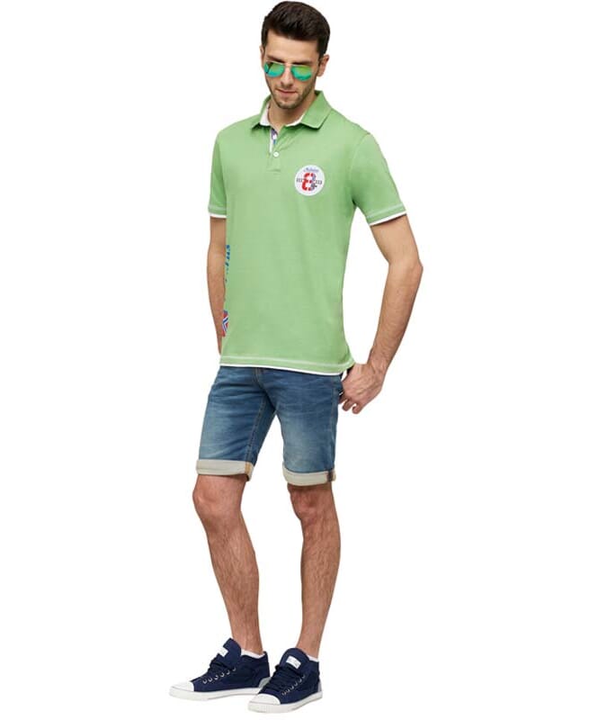 Nebulus Polo-Shirt ORANGE Herren Fabrik Onlineshop