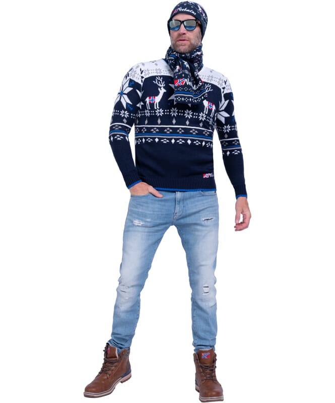 Nebulus Norweger Pullover BREEN Herren Osterangebot