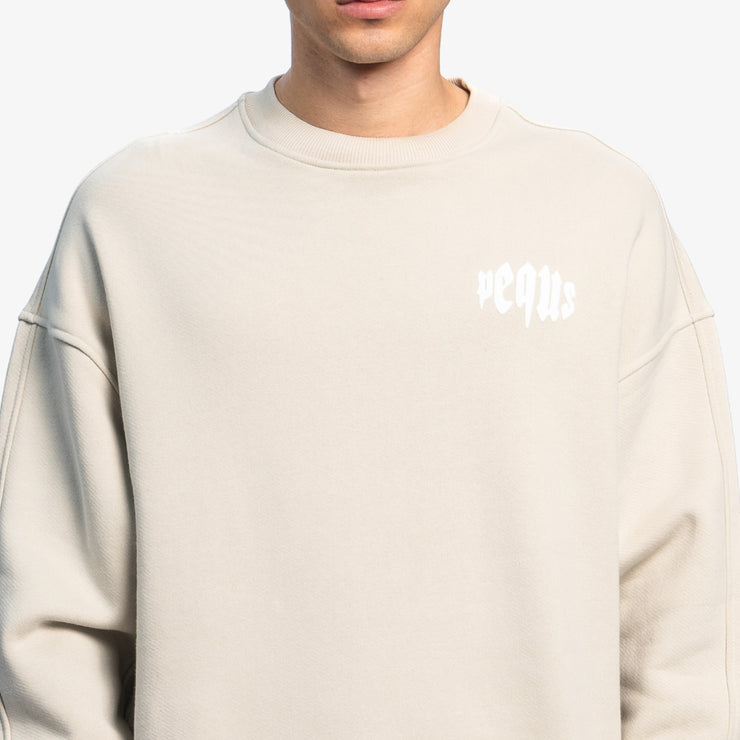 Pequs Mythic Chest Logo Sweater Online Outlet