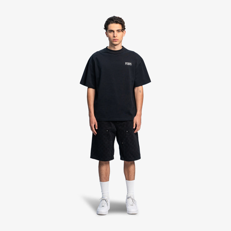 Pequs Chest Logo T-Shirt Große Rabatte