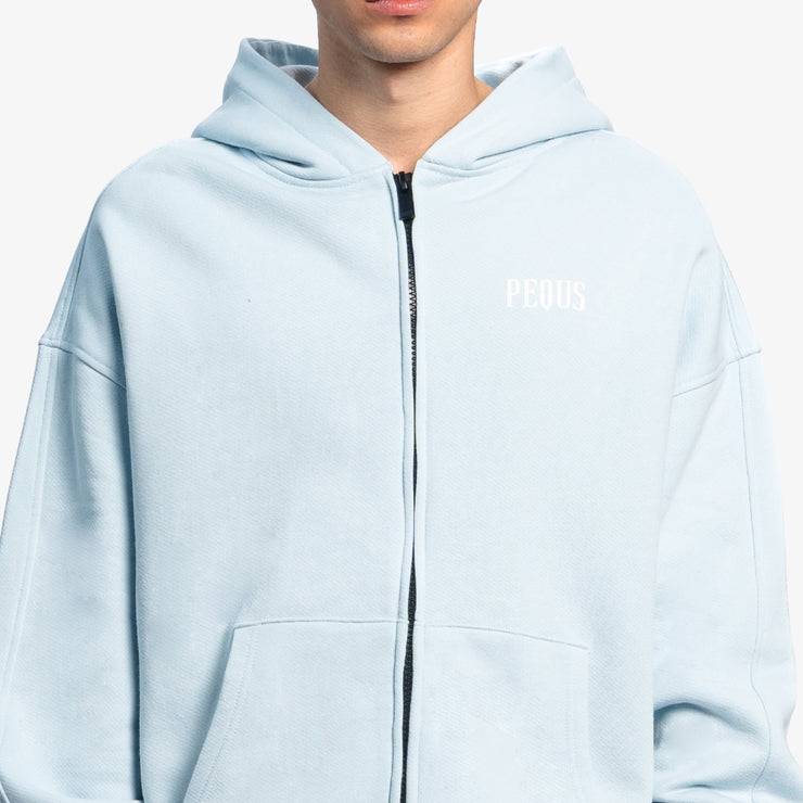 Pequs Back Logo Zip Hoodie Neuheiten