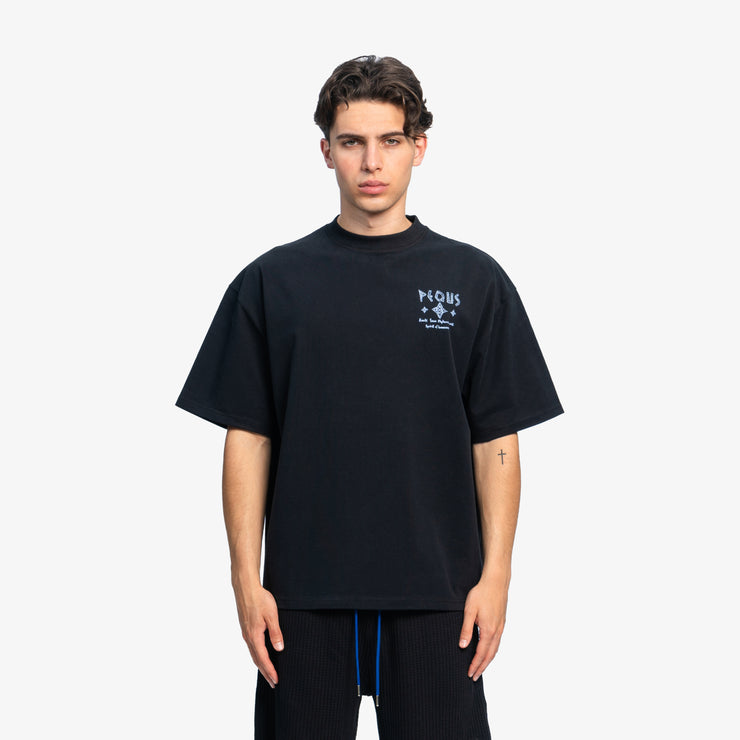 Pequs Skribbled T-Shirt Nur für heute
