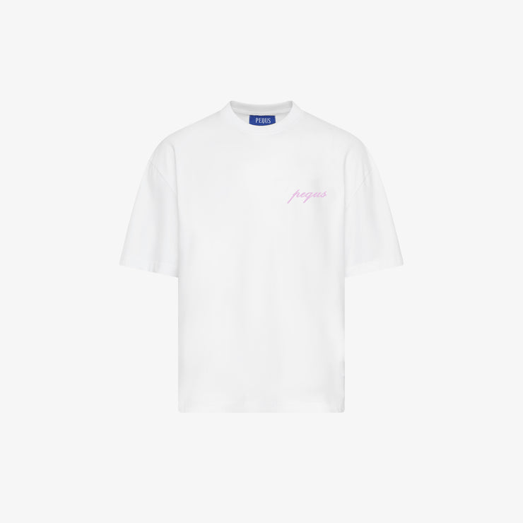 Pequs A Paradise Beach Club Back Logo T-Shirt Kostenloser Versand international