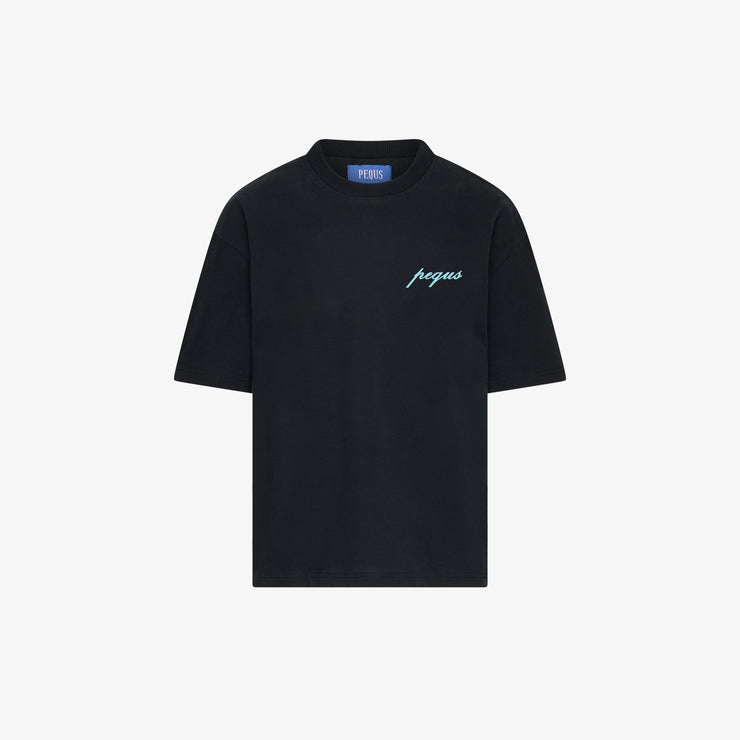 Pequs A Paradise Beach Club Back Logo T-Shirt 50% Rabatt für begrenzte Zeit