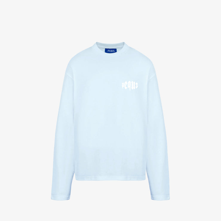 Pequs Mythic Chest Logo Longsleeve Preisnachlass