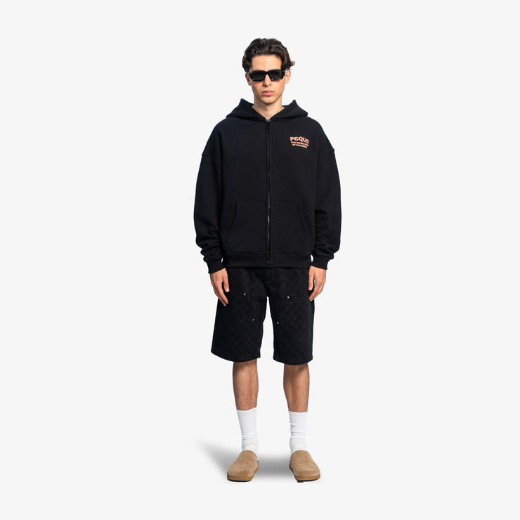 Pequs Rising Sun Zip Hoodie Top Angebot