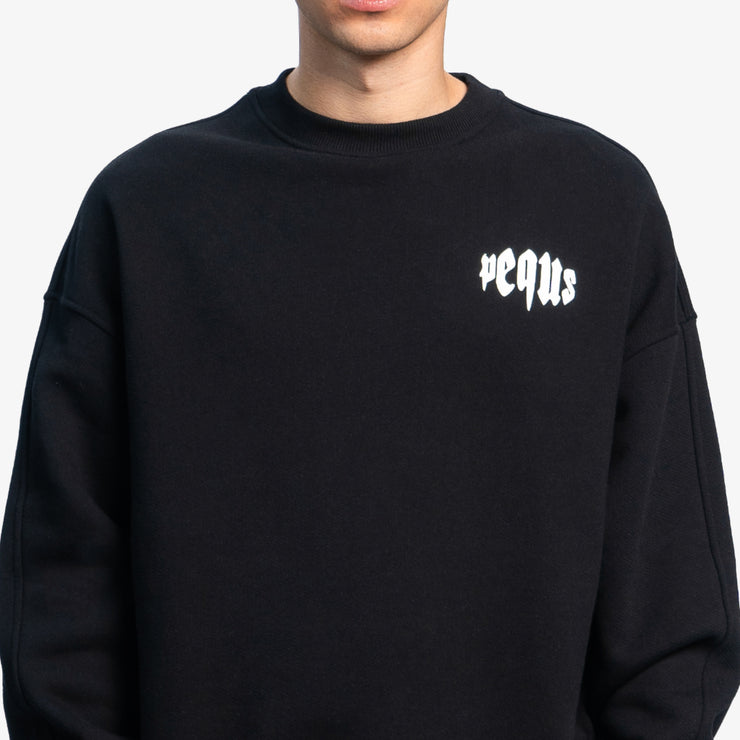 Pequs Mythic Chest Logo Sweater Online Outlet