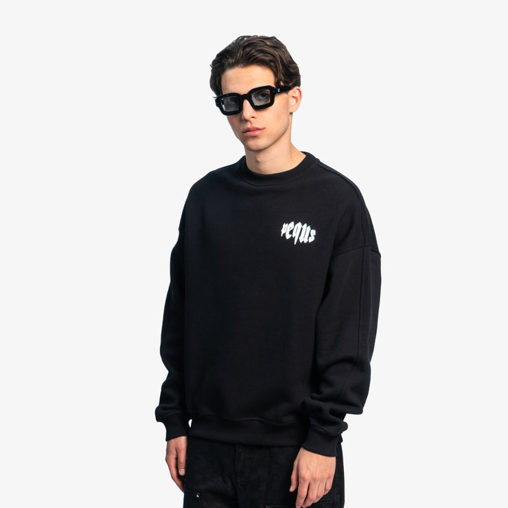 Pequs Mythic Chest Logo Sweater Online Outlet