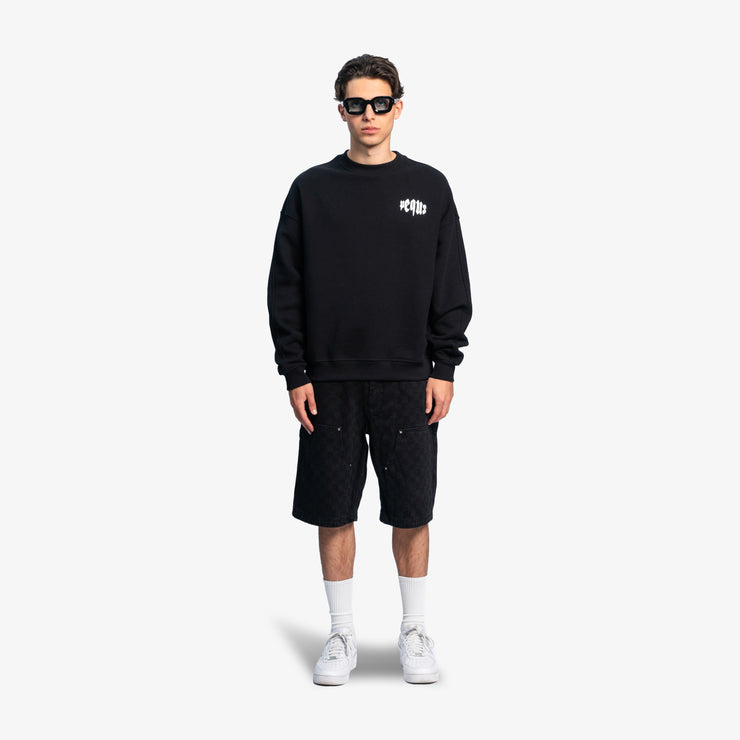 Pequs Mythic Chest Logo Sweater Online Outlet