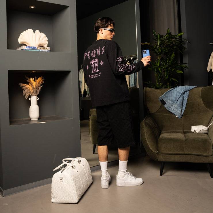 Pequs Skribbled Longsleeve Tägliche Deals