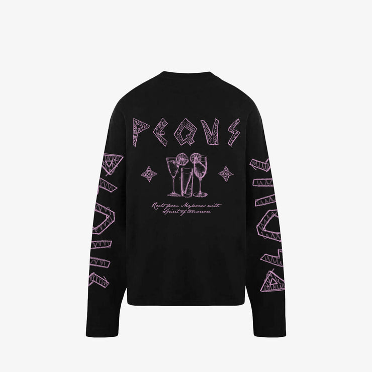 Pequs Skribbled Longsleeve Tägliche Deals