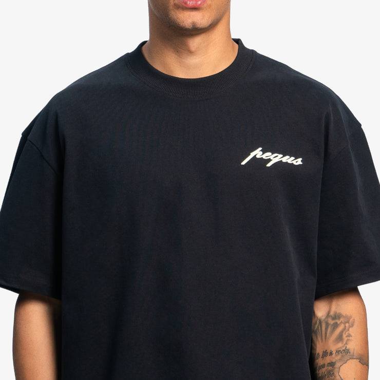 Pequs A Paradise Beach Club Back Logo T-Shirt Sonderangebote