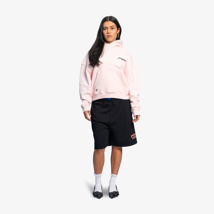 Pequs A Paradise Beach Club Graphic Cropped Hoodie Super Sparpreis