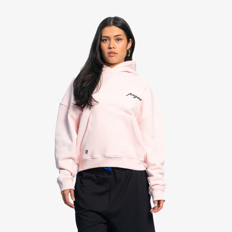 Pequs A Paradise Beach Club Graphic Cropped Hoodie Super Sparpreis