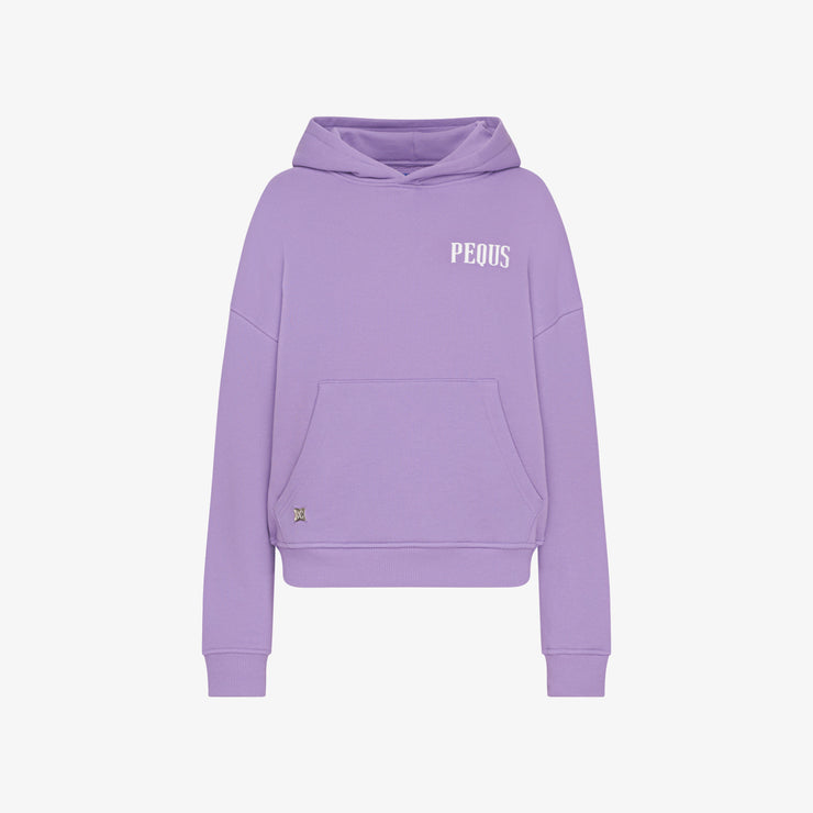 Pequs Back Logo Hoodie Kostenlose Rückgabe