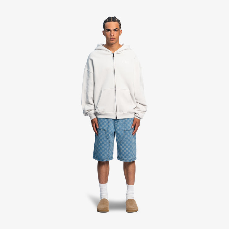 Pequs Back Logo Zip Hoodie Letzte 3 Tage