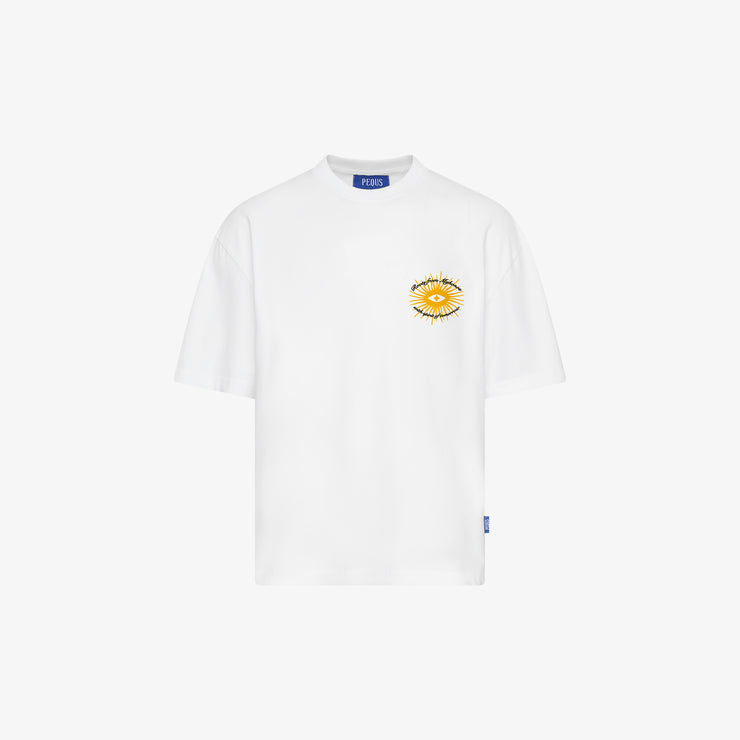 Pequs A Paradise Beach Club Graphic T-Shirt Sonderangebot der Fabrik