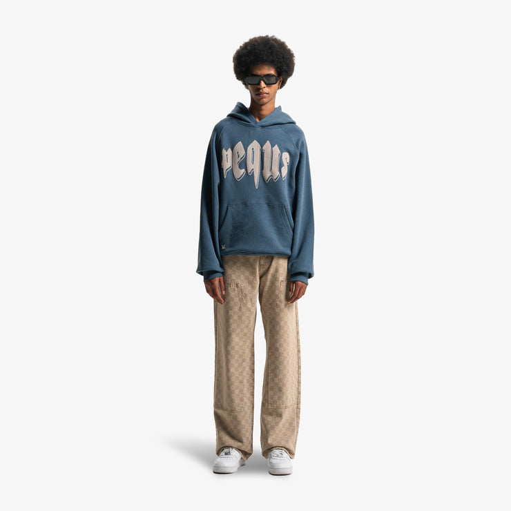 Pequs Outlined Mythic Logo Hoodie 50% Rabatt für begrenzte Zeit