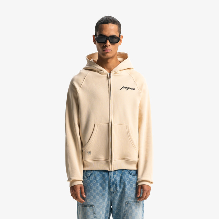 Pequs PEQUS Chest Logo Zip-Hoodie Günstiger Verkauf
