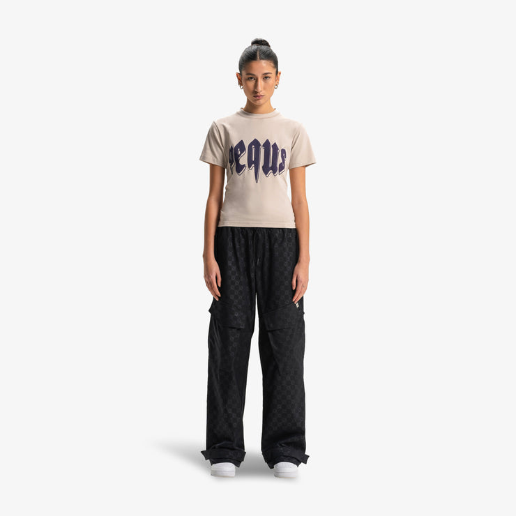 Pequs Fitted Outlined Mythic Logo T-Shirt Fabrik Onlineshop
