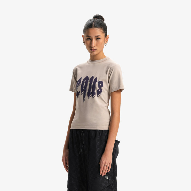 Pequs Fitted Outlined Mythic Logo T-Shirt Fabrik Onlineshop