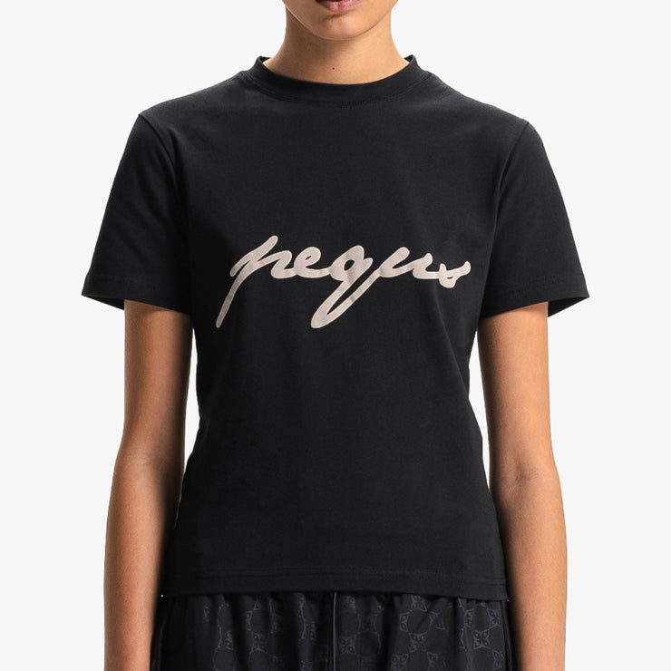 Pequs Fitted Ink Logo T-Shirt Fabrikpreis
