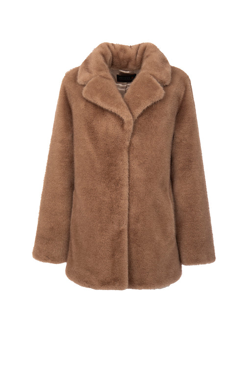 Petite M. Kunstfell Jacke Braun Cyber Monday