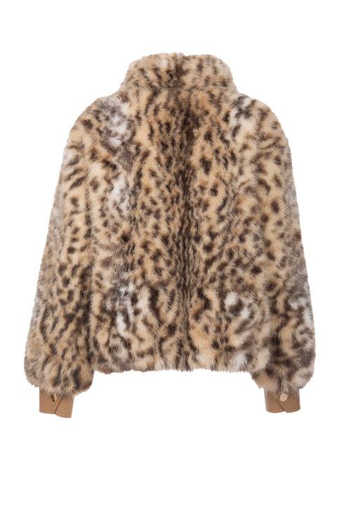 Petite M. Kunstpelz Blouson mit Tiger-Print Osterangebot