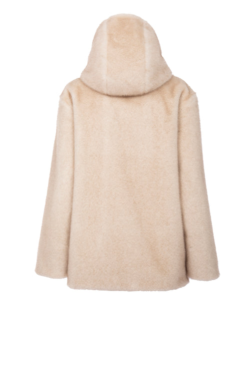 Petite M. Kunstfell Jacke Creme Heißer Verkauf
