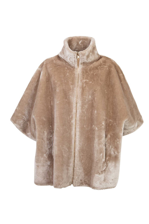 Petite M. Cape zum Wenden in Kunstlammfell Blitzangebot