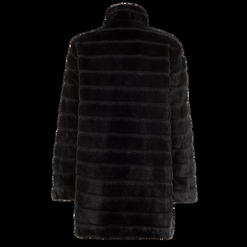 Petite M. Leichte Kunstfell Jacke Schwarz Begrenzt auf 3 Tage