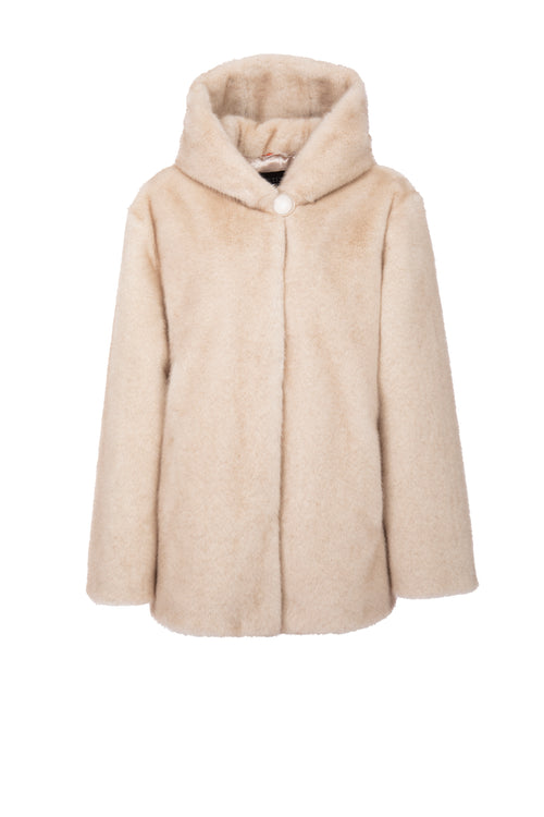 Petite M. Kunstfell Jacke Creme Versandkostenfrei